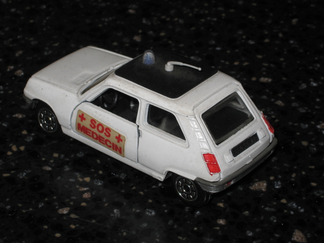 NOREV Série Luxe / Plastigam - 240 - Renault 5 SOS Médecin - En Boîte